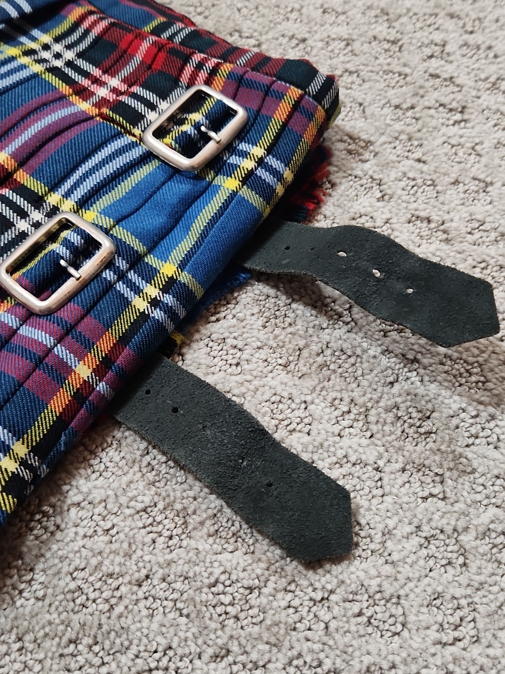 J. Higgins Clan Macbeth Modern Tartan Plaid Heavy Weight Wool Custom Dress Kilt - Picture 9 of 16